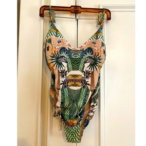 Rachel Roy- Tropical One Piece- Medium